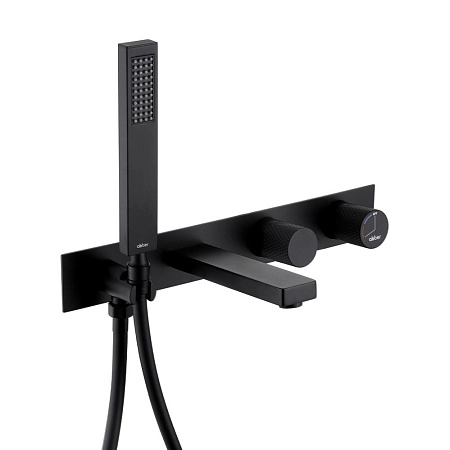 Смеситель для ванны ABBER Rund AF8730B скрытого монтажа, черный матовый