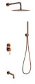 Душевая система Boheme Uno 464-2-BRB Brushed Bronze с изливом Душевая система Boheme Uno 464-2-BRB Brushed Bronze с изливом