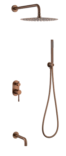 Душевая система Boheme Uno 464-2-BRB Brushed Bronze с изливом Душевая система Boheme Uno 464-2-BRB Brushed Bronze с изливом