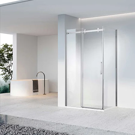 Душевой уголок Vincea Como-N VSR-4CN9016CL, 1600x900, хром, стекло прозрачное