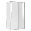 Душевой уголок Niagara Nova NG-66-11A-A90-34 (110x90x195) прямоугольная, распашная, хром, стекло прозрачное