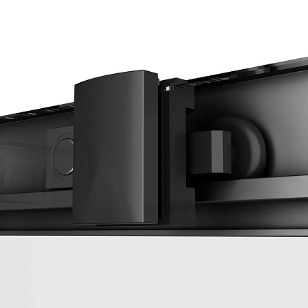 Душевой уголок AM.PM Gem W90G-403-100100-BT 100x100 черный матовый, стекло прозрачное