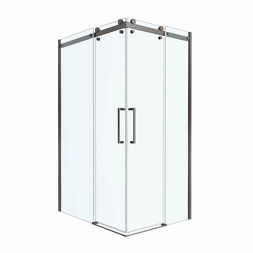 Душевой уголок BelBagno MARINO-2-AH-2-120/90-C-GM 120x90 см, профиль оружейная сталь, стекло прозрачное Душевой уголок BelBagno MARINO-2-AH-2-120/90-C-GM 120x90 см, профиль оружейная сталь, стекло прозрачное