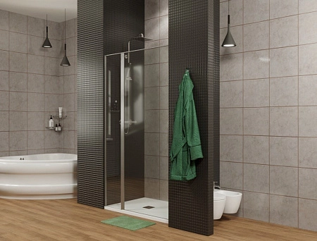 Душевая дверь Allen Brau Priority 100 черный браш 3.31006.BBA