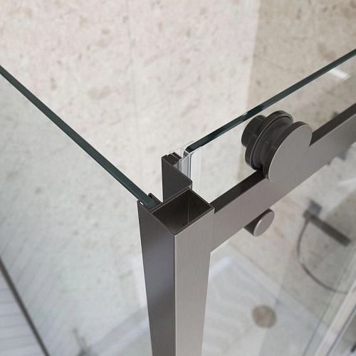 Душевой уголок BelBagno MARINO-2-AH-1-110/80-C-GM 110x80 см, профиль оружейная сталь, стекло прозрачное Душевой уголок BelBagno MARINO-2-AH-1-110/80-C-GM 110x80 см, профиль оружейная сталь, стекло прозрачное