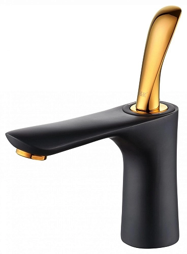 Смеситель для раковины D&K Venice Baciano DA1032159, черный/золото Смеситель для раковины D&K Venice Baciano DA1032159, черный/золото
