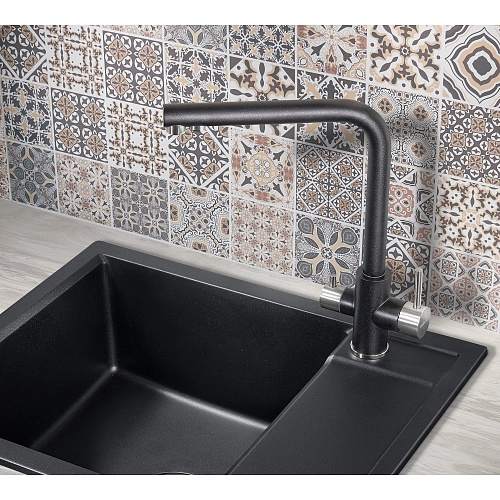 Смеситель для кухни Milacio Ultra ( MCU.553.MB ) чёрный матовый Смеситель для кухни Milacio Ultra ( MCU.553.MB ) чёрный матовый