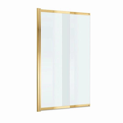 Шторка на ванну BelBagno LUCE-VF-11-100/145-C-ORO 100 см, профиль золото, стекло прозрачное Шторка на ванну BelBagno LUCE-VF-11-100/145-C-ORO 100 см, профиль золото, стекло прозрачное