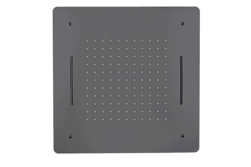 Верхний душ Boheme 428-SGM 2-х функциональный из нержавеющей стали Shine Gun Metall Верхний душ Boheme 428-SGM 2-х функциональный из нержавеющей стали Shine Gun Metall