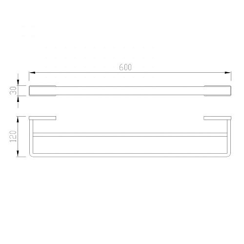 Полотенцедержатель ABBER Westen AA1757B черный матовый Полотенцедержатель ABBER Westen AA1757B черный матовый