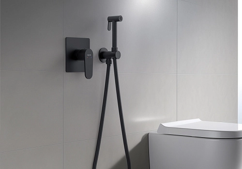 Гигиенический душ Aquatek ОБЕРОН AQ1219MB Черный матовый, встраиваемый Гигиенический душ Aquatek ОБЕРОН AQ1219MB Черный матовый, встраиваемый