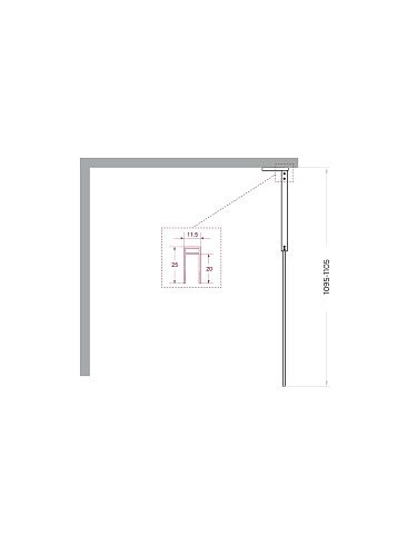 Душевая перегородка BelBagno UNO-L-1-TB-110-C-GM 110 см, профиль оружейная сталь, стекло прозрачное Душевая перегородка BelBagno UNO-L-1-TB-110-C-GM 110 см, профиль оружейная сталь, стекло прозрачное