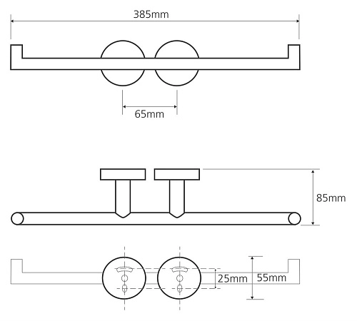 Держатель туалетной бумаги Bemeta OMEGA 104201072 Держатель туалетной бумаги Bemeta OMEGA 104201072