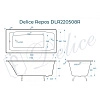 Ванна чугунная Delice Repos 1700х700, без ручек DLR220508 Ванна чугунная Delice Repos 1700х700, без ручек DLR220508