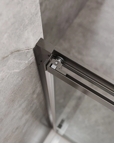 Душевая дверь CEZARES MOLVENO-BF-3-90-C-GM-IV цвет профиля оружейная сталь стекло прозрачное Душевая дверь CEZARES MOLVENO-BF-3-90-C-GM-IV цвет профиля оружейная сталь стекло прозрачное