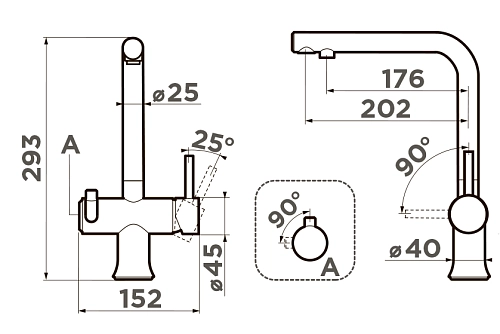 Смеситель для кухни Omoikiri Hotaru-G 4994028 Смеситель для кухни Omoikiri Hotaru-G 4994028