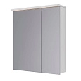 Зеркальный шкаф Lemark ZENON 70х80 см с козырьком-подсветкой, с розеткой, белый LM70ZS-Z Зеркальный шкаф Lemark ZENON 70х80 см с козырьком-подсветкой, с розеткой, белый LM70ZS-Z