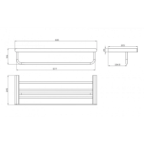 Полотенцедержатель Milacio Ultra (MCU.965.SS) настенная сталь Полотенцедержатель Milacio Ultra (MCU.965.SS) настенная сталь