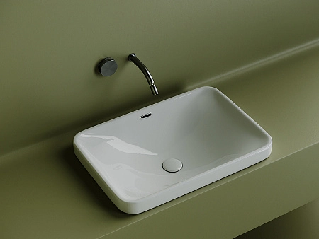 Раковина Ceramica Nova ELEMENT CN5041 белый встраиваемая