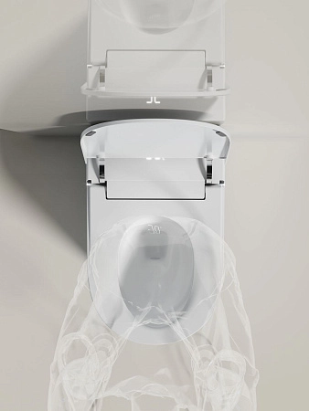 Унитаз подвесной Allen Brau Smart 4.I1001.20 с крышкой, белый, с функцией биде