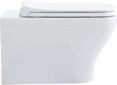 Унитаз подвесной Allen Brau Infinity 4.21011.20 с крышкой, белый глянец