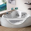 Акриловая ванна Gemy G9025 II O 155x155 угловая, универсальная, гидромассажная Акриловая ванна Gemy G9025 II O 155x155 угловая, универсальная, гидромассажная