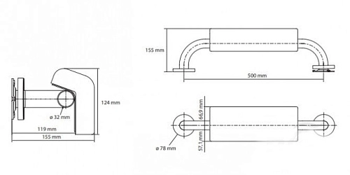 Поручень Bemeta HELP program 301100501-o Поручень Bemeta HELP program 301100501-o