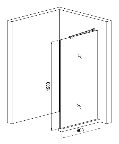 Душевая кабина Dto D (D90) 90x90 см Душевая кабина Dto D (D90) 90x90 см