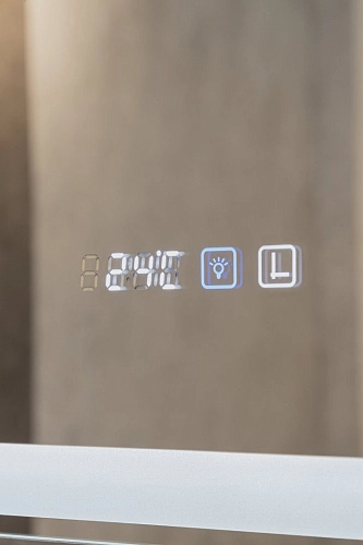 Зеркальный шкаф Silver mirrors Фиджи-BLACK 50 ПРАВЫЙ часы, смена подсветки, сенсорный выключатель LE LED-00002726 Зеркальный шкаф Silver mirrors Фиджи-BLACK 50 ПРАВЫЙ часы, смена подсветки, сенсорный выключатель LE LED-00002726