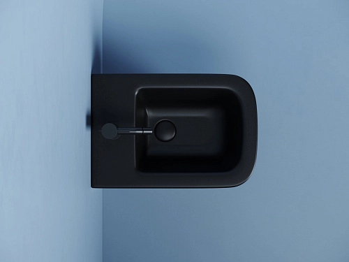 Биде подвесное Ceramica Nova UNION CN4010MB черный матовый Биде подвесное Ceramica Nova UNION CN4010MB черный матовый