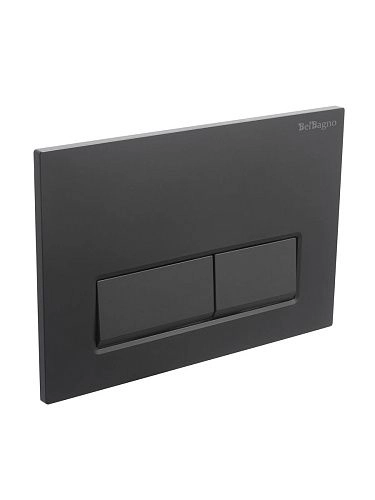 Клавиша смыва BelBagno BB-15R-NERO.M черный матовый Клавиша смыва BelBagno BB-15R-NERO.M черный матовый