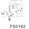Смеситель для кухни Fmark под фильтр питьевой воды (FS0162) Смеситель для кухни Fmark под фильтр питьевой воды (FS0162)