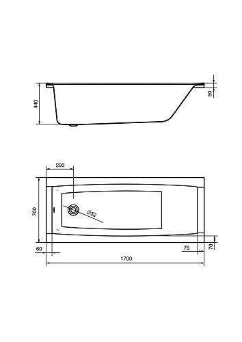 Акриловая ванна Santek Санторини 170х70 прямоугольная белая 1WH302487 1.WH30.2.487 Акриловая ванна Santek Санторини 170х70 прямоугольная белая 1WH302487 1.WH30.2.487