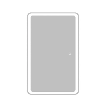 Зеркальный шкаф SPC-MAR-500/800-1A-LED-TCH 12W 220-240V 500x800x150 с подсветкой и сенсорным выключателем