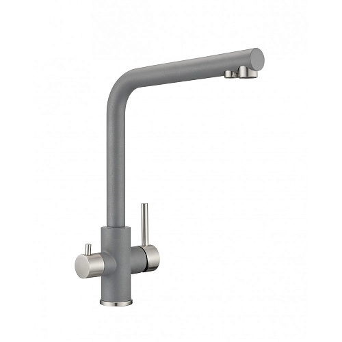 Смеситель для кухни Milacio Ultra ( MCU.553.GR ) серый металлик Смеситель для кухни Milacio Ultra ( MCU.553.GR ) серый металлик