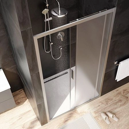 Душевая дверь AM.PM Gem W90G-110-1-195MM 110х195, стекло матовое, профиль хром матовый