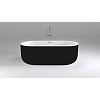 Ванна отдельностоящая Black&White SB109 Black акриловая 109SBBL Ванна отдельностоящая Black&White SB109 Black акриловая 109SBBL