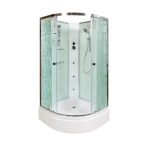 Душевая кабина Dto EM2790N (EM2790NGM) 90x90 см с гидромассажем Душевая кабина Dto EM2790N (EM2790NGM) 90x90 см с гидромассажем