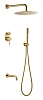 Душевая система Boheme Uno 464-2-MG скрытого монтажа матовое золото