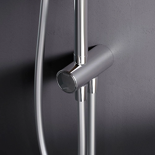 Душевая система AM.PM Gem F0790000 верхний душ d 220 мм, переключатель, хром Душевая система AM.PM Gem F0790000 верхний душ d 220 мм, переключатель, хром