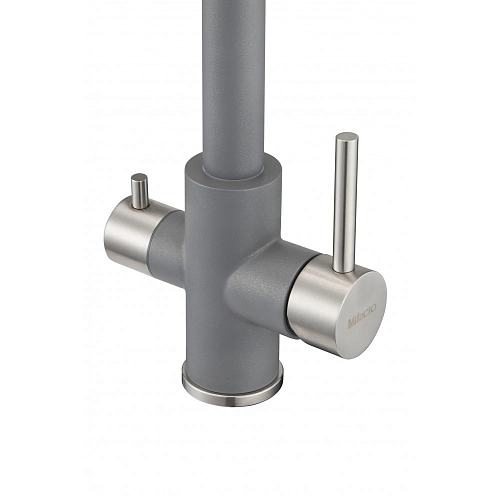 Смеситель для кухни Milacio Ultra ( MCU.553.GR ) серый металлик Смеситель для кухни Milacio Ultra ( MCU.553.GR ) серый металлик