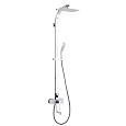 Душевая система Lemark Melange LM4962CW, хром/белый Душевая система Lemark Melange LM4962CW, хром/белый