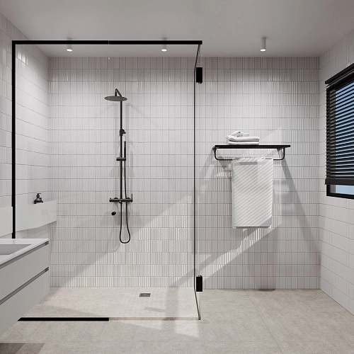 Душевая система Milacio Ultra ( MCU.151.MB ) черный матовый Душевая система Milacio Ultra ( MCU.151.MB ) черный матовый