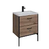 Тумба под раковину GROSSMAN НЕРО-65 см альпийский дуб (ум.Модуль-65) напольная 106504