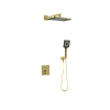 Душевая система Kaiser Sano с термостатом, скрытого монтажа шлифованное золото 08477-3 Душевая система Kaiser Sano с термостатом, скрытого монтажа шлифованное золото 08477-3