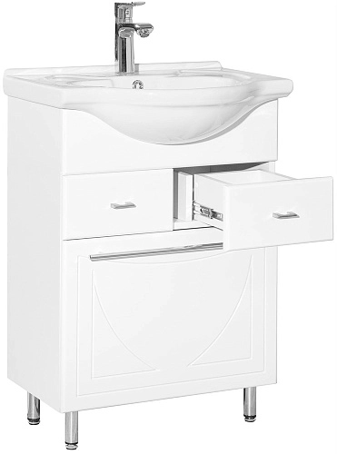 Тумба под раковину Style Line Лана 60 (2 ящ.) КОРЗИНА СС-00002253 Тумба под раковину Style Line Лана 60 (2 ящ.) КОРЗИНА СС-00002253