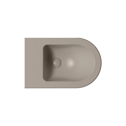 Биде подвесное GSI PURA серый беж матовый (8865105) Биде подвесное GSI PURA серый беж матовый (8865105)
