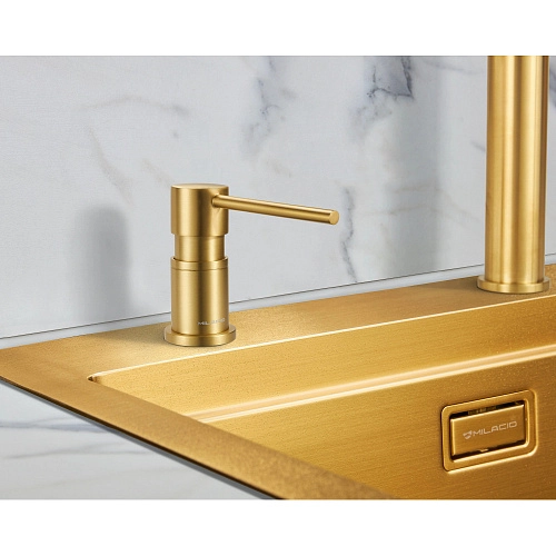 Дозатор жидкого мыла Milacio Ultra 935 (MCU.935.GD), золото Дозатор жидкого мыла Milacio Ultra 935 (MCU.935.GD), золото