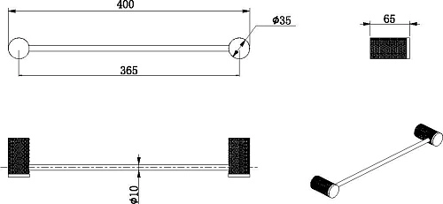 Полотенцедержатель Allen Brau Priority 4.0 6.31C11-BN никель брашированный Полотенцедержатель Allen Brau Priority 4.0 6.31C11-BN никель брашированный