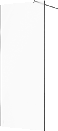 Душевая перегородка STWORKI Берген 90 см, профиль хром глянцевый, матовое стекло 583064